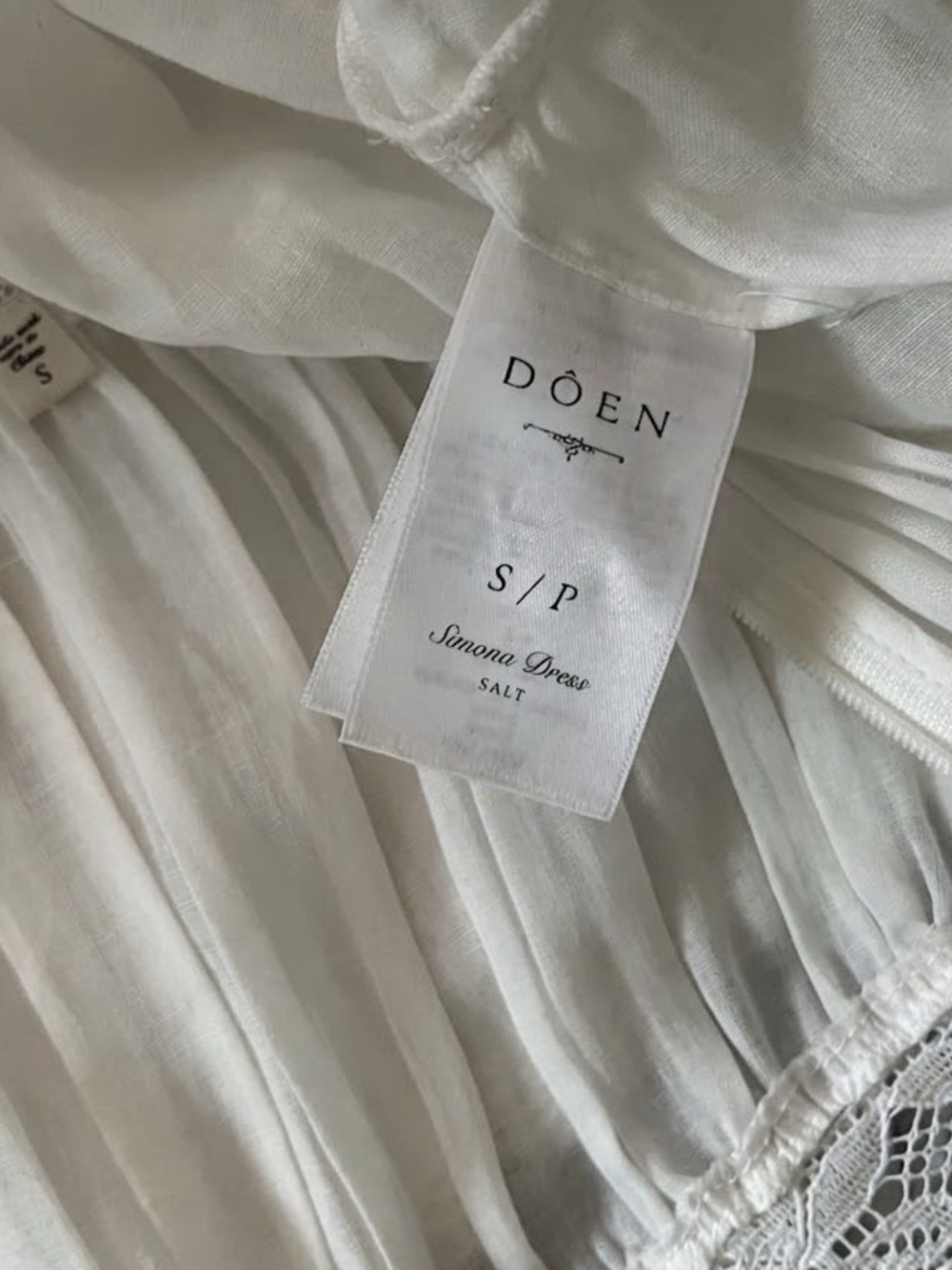 DÔEN Simona Lace Panel Maxi Dress - Picture 9 of 10